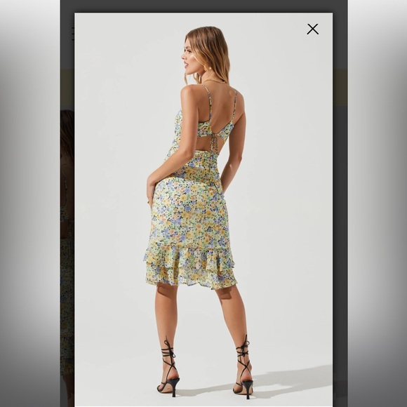 ASTR TAWNY FLORAL DRESS - Picture 5 of 6